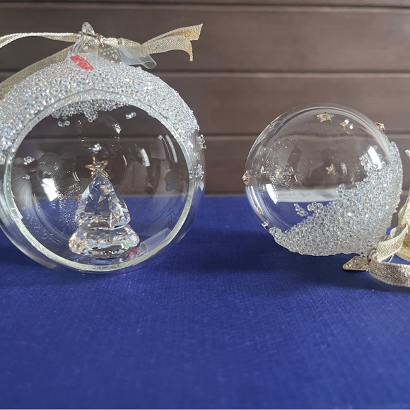swarovski crystal ornaments 2023 Ornament with Gold Accents brand new in box - Picture 4 of 8